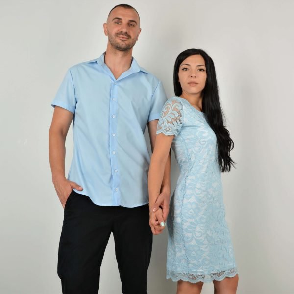 Дрехи за Двойки за Повод Синьо