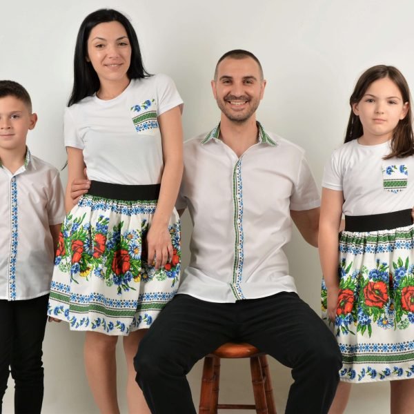 Еднакви Семейни Дрехи с Шевици