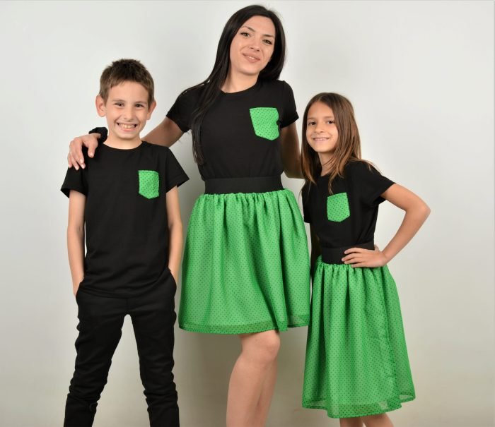 Зелени Поли Мама и Бебе Зелени Поли Мама и Бебе