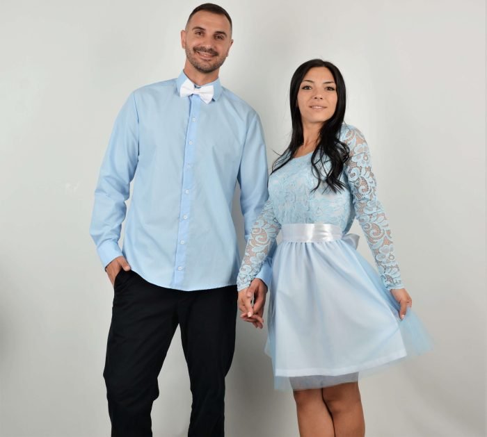 Официални Дрехи за Двойки Светлосиньо