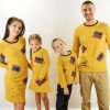 комплект мама татко и аз в цвят горчица комплект мама татко и аз в цвят горчица