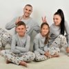 Сива пижама HAPPY WEEKEND