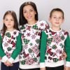 зелени коледни дрехи за семейство