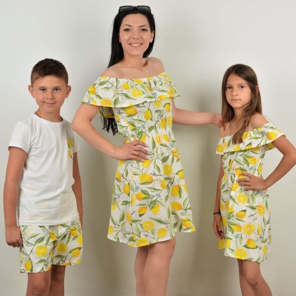 Matching Lemon Dress