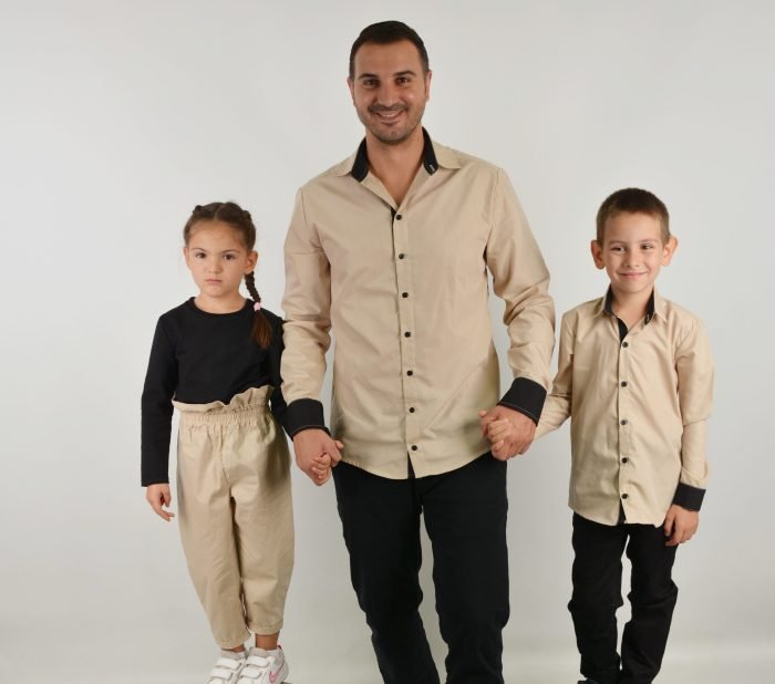 Бежови Ризи за Баща и Син