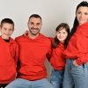 Еднакви Суичъри за Семейство Червени