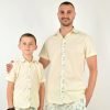 Ризи за Баща и Син цвят Шампанско