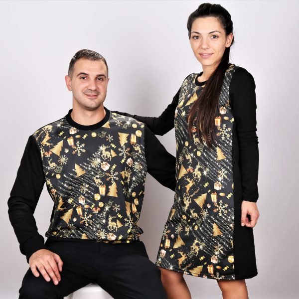 коледни пуловери за двойки