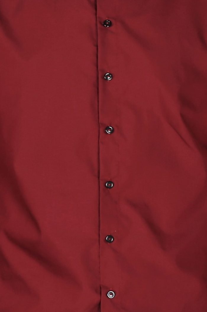 Ризи с къс ръкав бордо за баща и син