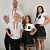 Детски дрехи с фолклорни мотиви БЪЛГАРИЯ къс ръкав