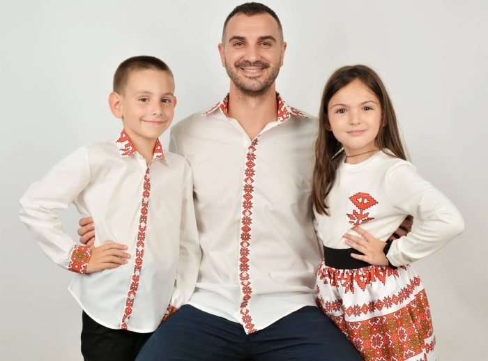 Детски Дрехи с народни мотиви РОДЕН КРАЙ дълъг ръкав