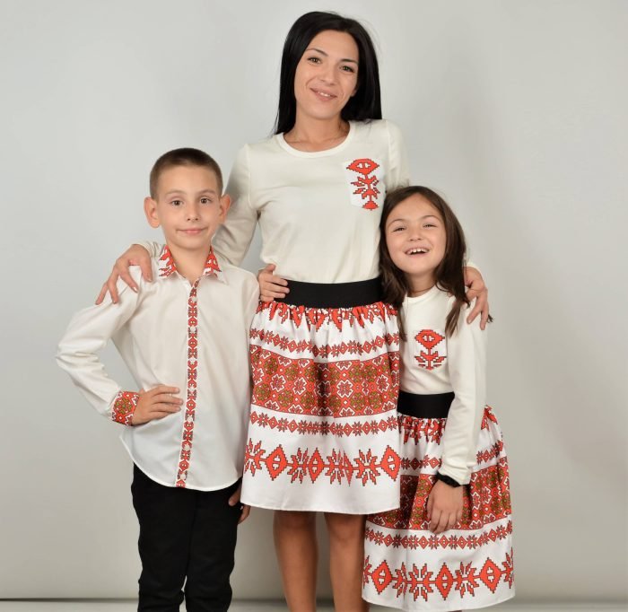 Детски Дрехи с народни мотиви РОДЕН КРАЙ дълъг ръкав