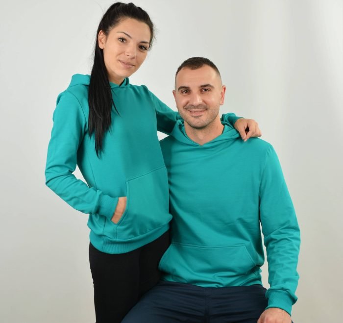 Дамски ватиран суичър S